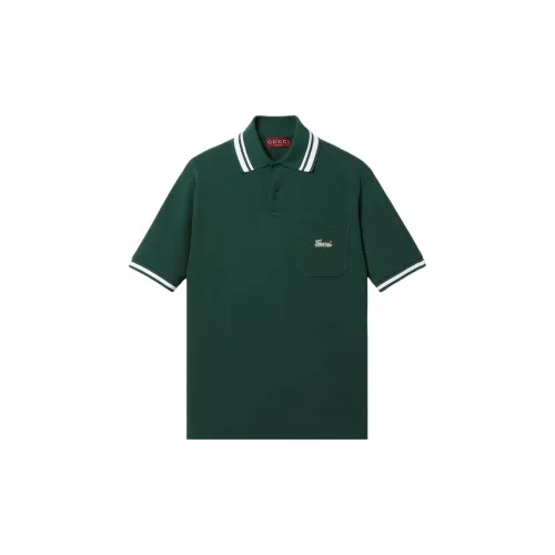 GUCCI Polo Shirts Men Green