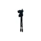 Black Floral[Natural Black]Claw Clip