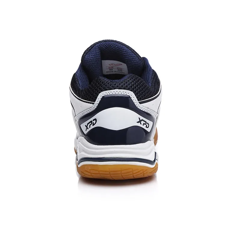 XPD Badminton Shoes Unisex Low Top White Blue/White Red-2