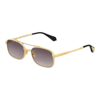 LOUIS VUITTON Rectangular Sunglasses Men's Gold
