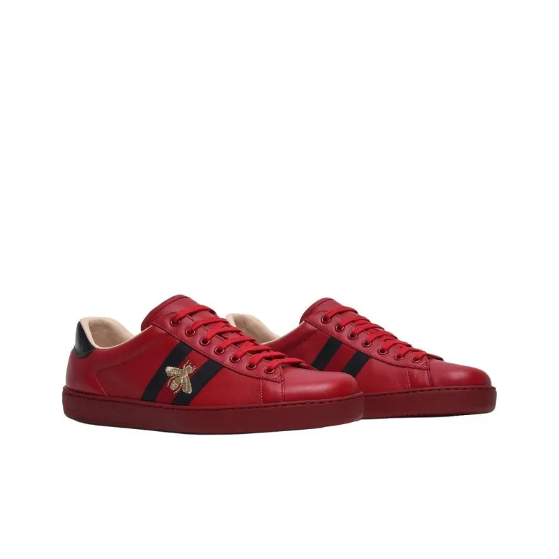 GUCCI Ace Embroidered 'Red Bee'-2