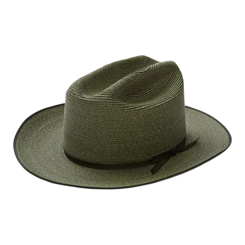STETSON Linen Satin Sheepskin Sun Protection Hats Unisex Green-0
