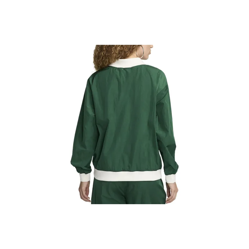 Nike Sportswear Essential Women's Loose Uv Woven Long Sleeve V Neck Top-1