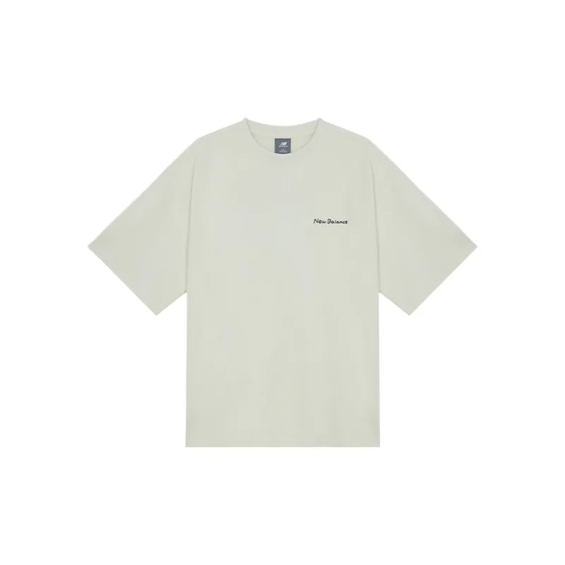 New Balance Centripetal Life Illustration Series T Shirt Unisex Beige-1