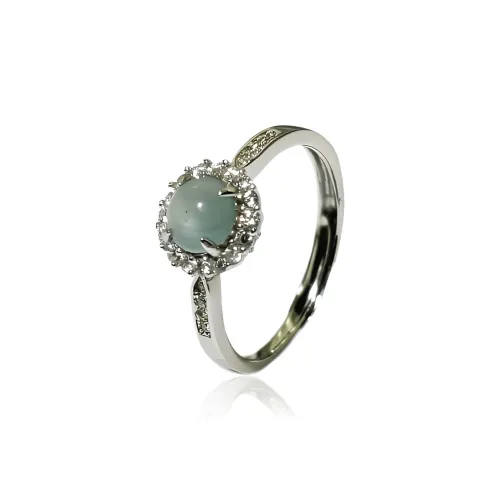 Rose past Jadeite Rings Women's