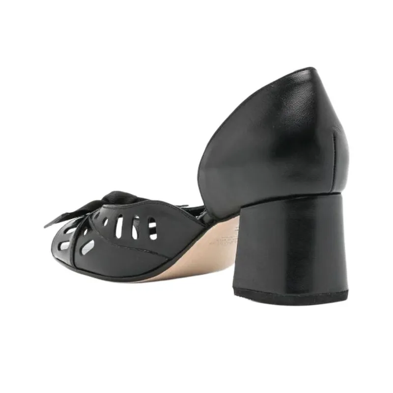 Sarah Chofakian Adrienne Strap Sandals 4.5cm Women's Black-3