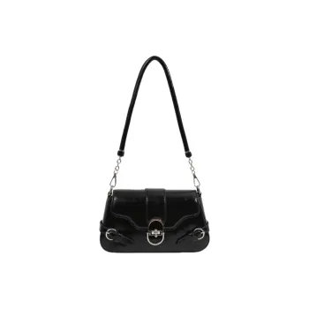 OTA PU Shoulder Bag Women's Black