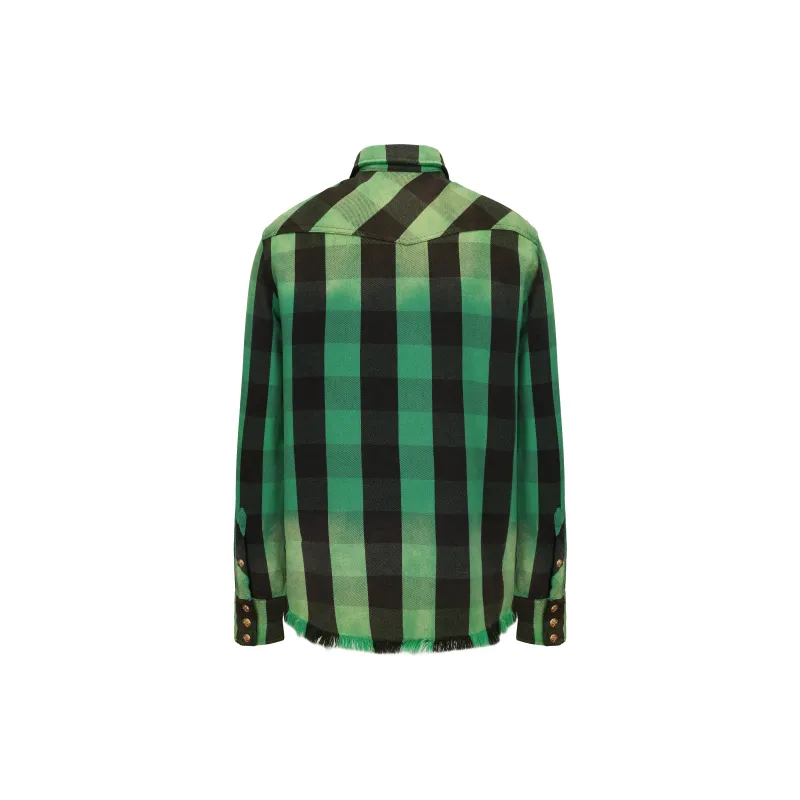 GALLIANO LANDOR Shirt Unisex The Lake Water Is Black And Green.-1