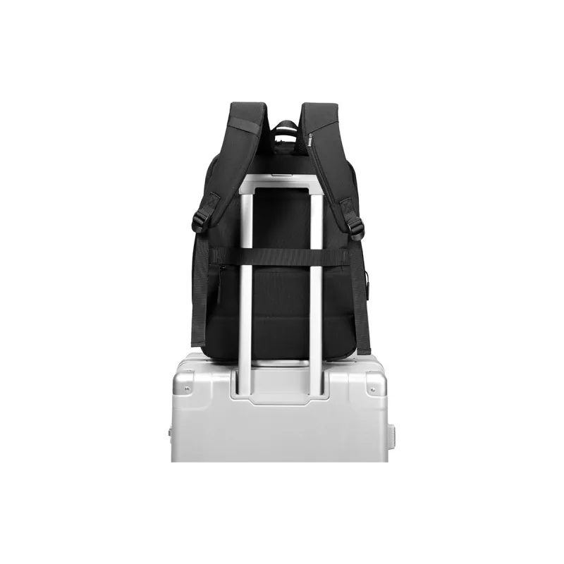 Narandu Fabric Backpack Regular Men's Midnight Black-4