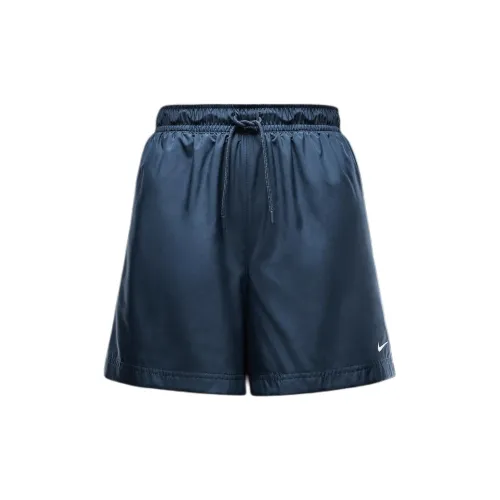 Nike Sportswear Casual Shorts Women's Military Arsenal Marine Blue/White