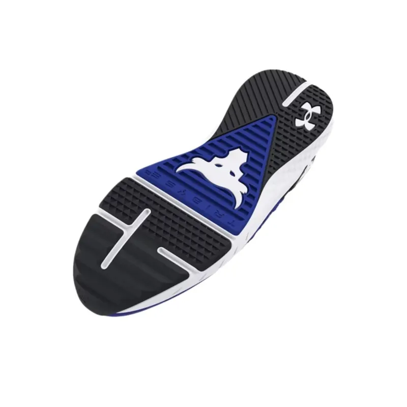 Under Armour Project Rock BSR 4 Anti-Slip Wear-Resistant Low-Top Training Shoes Men's Blue Black White-4