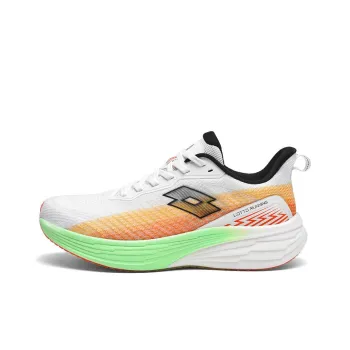 LOTTO Anti Slip And Wear Resistant Breathable Low Top Running Shoes Men's White