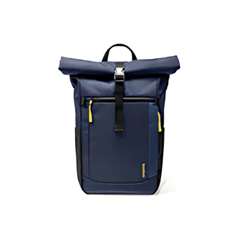 Tomtoc Nylon Fabric Backpack Medium Size Unisex Black/Blue