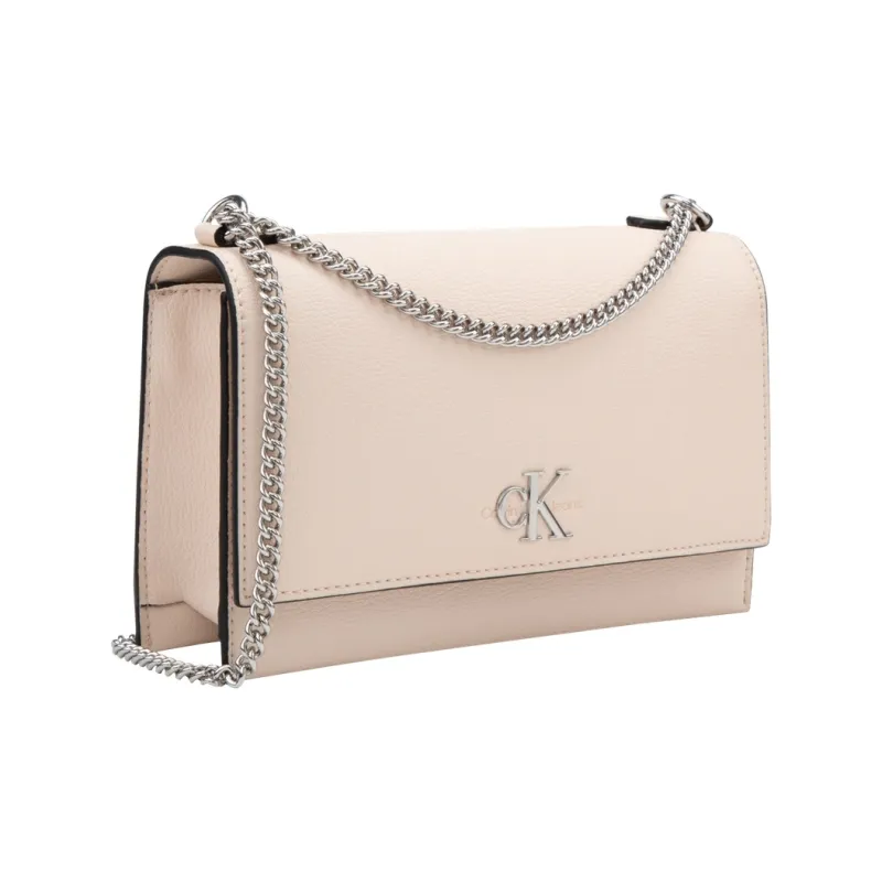 CALVIN KLEIN Blended Material Shoulder Bag Regular Women's Egg Shell Yellow-3