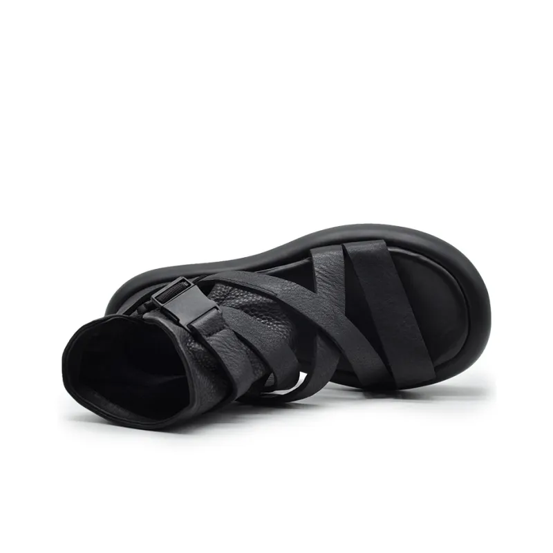 ARTMU Roman Sandals Women's Black-2