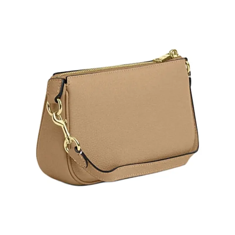 COACH Observed By Us Collaboration Nolita Cow Leather Crossbody Bag Shoulder Bag Women's Brown Yellow-1
