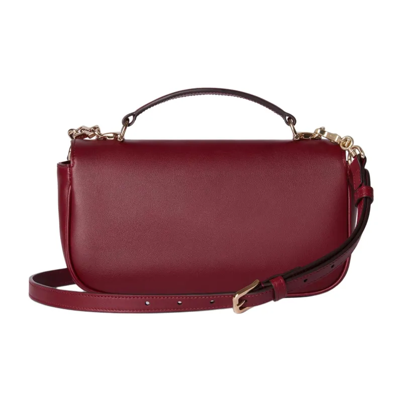 GUCCI Horsebit 1955 Leather Shoulder Bag, Crossbody Bag, Handbag Trumpets Women's Burgundy-3