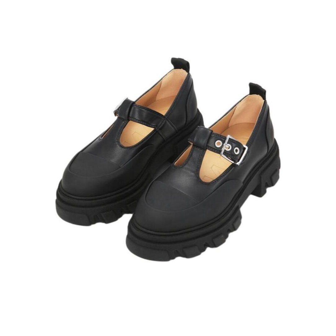 GANNI★Cleated Mary Jane GANNI Cleated Mary Jane Shoes - POIZON