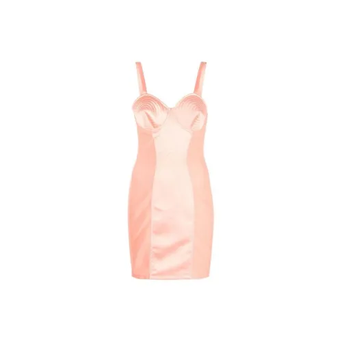 Jean Paul Gaultier Slip Dresses Women's Pink