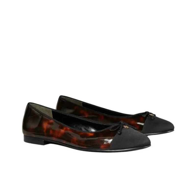 TORY BURCH Captoe Casual Single Shoes Women's Black-2