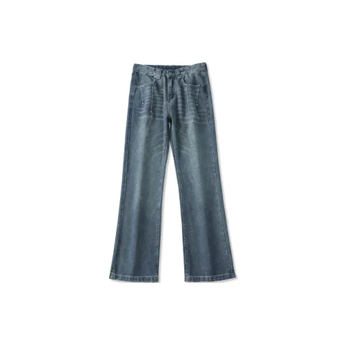 YooMore Jeans Unisex Blue