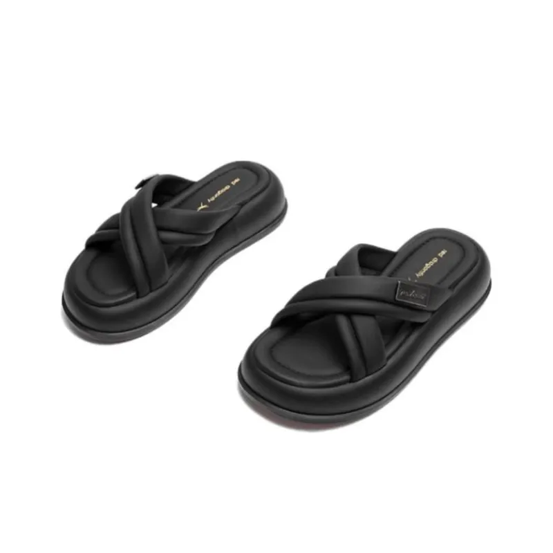 RED DRAGONFLY PU Polyurethane Slip Resistant Abrasion Resistant Slide Slippers Women's-1