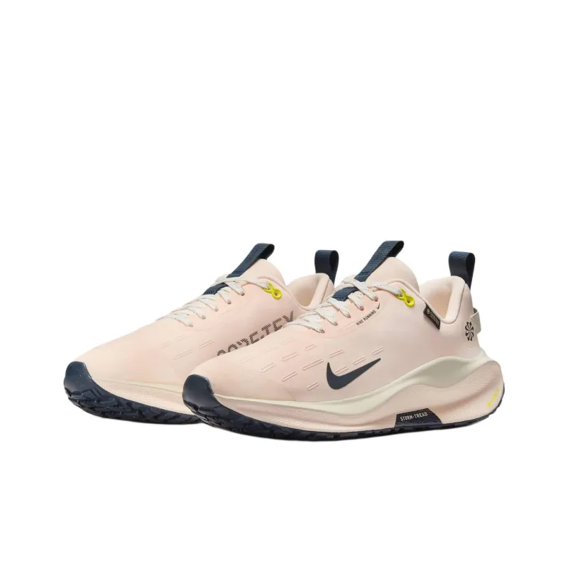 Nike React Infinity Run Flyknit 4 Wear-resistant And Waterproof Low-Top Casual Running Shoes Women's Light Pink-2