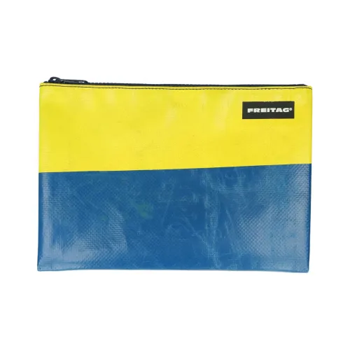 FREITAG Storage Bags Royal Blue With Yellow Accents