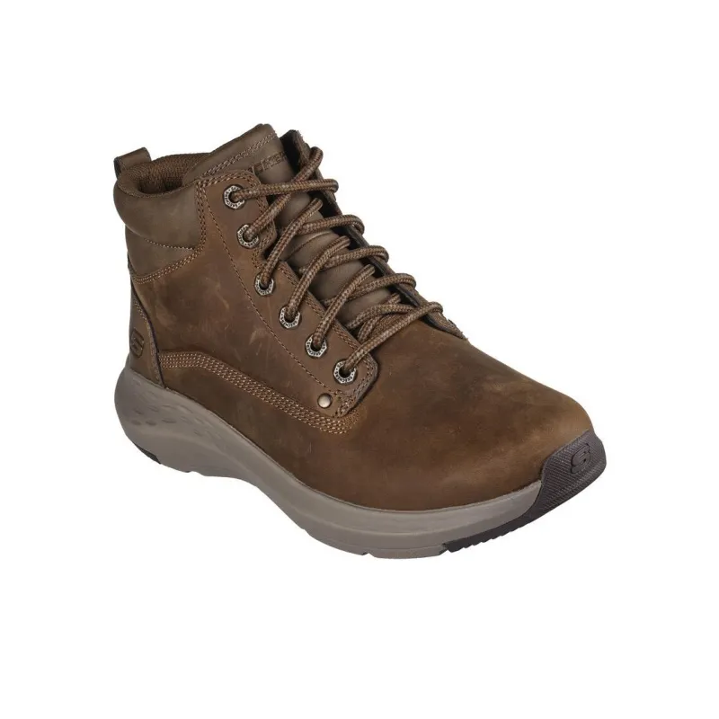 Skechers Relaxed Fit Anti Slip Wear Resistant Mid Top Outdoor Shoes Men's Brown-3