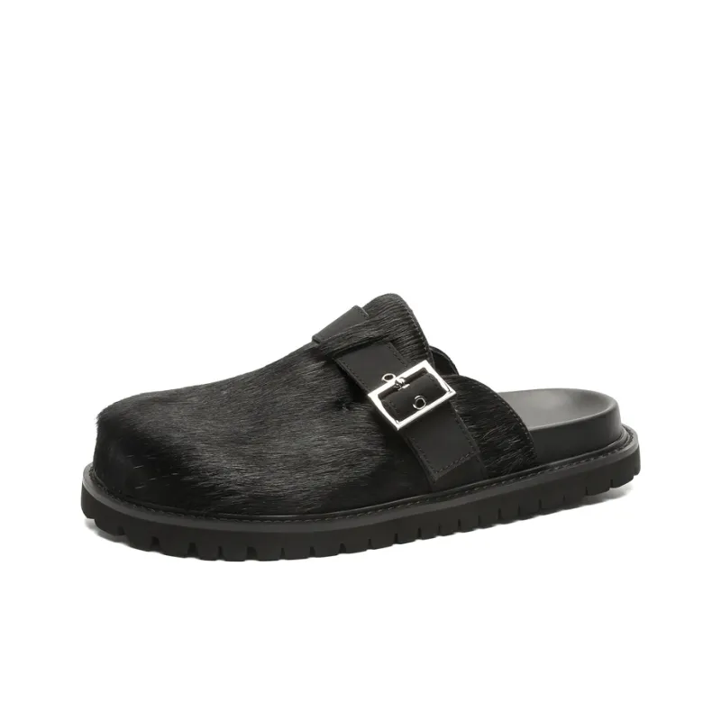 ZUWUDONG Quiet Abrasion Resistant Wrap toe Slippers Men's-1
