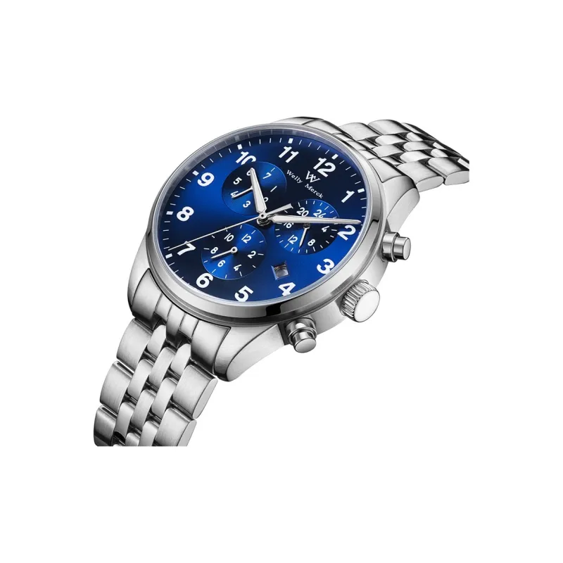 Welly Merck Automatic Mechanical Movement Watch Men's Watches Black Dial-10