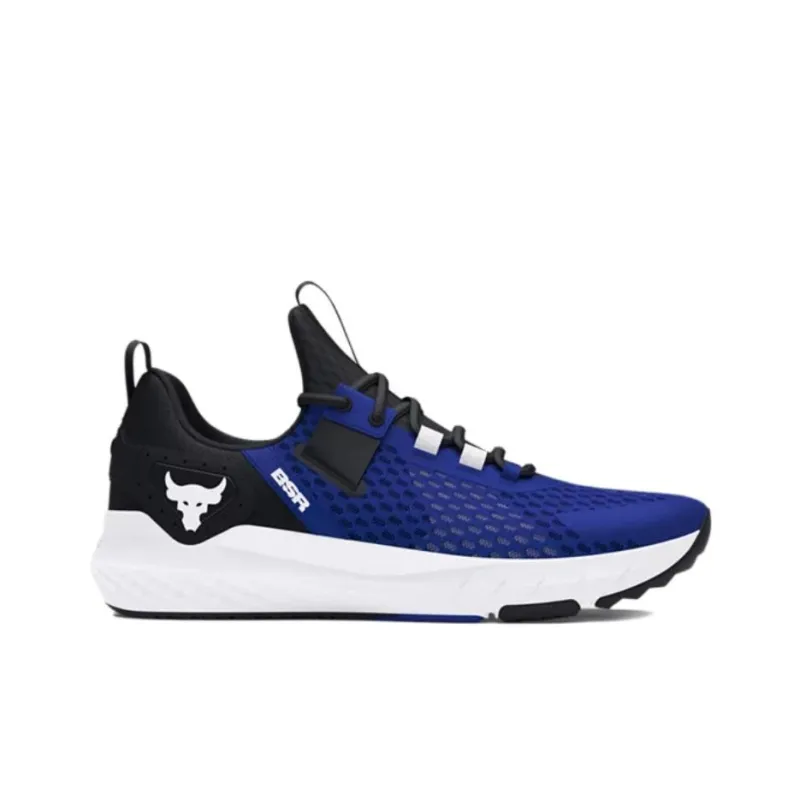 Under Armour Project Rock BSR 4 Anti-Slip Wear-Resistant Low-Top Training Shoes Men's Blue Black White-1