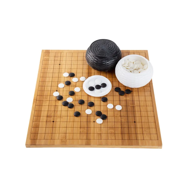 Miao Ji Go Five In A Row Chinese Chess 3 in 1 Solid Wood Camphor Wood Chessboard Board Games-2