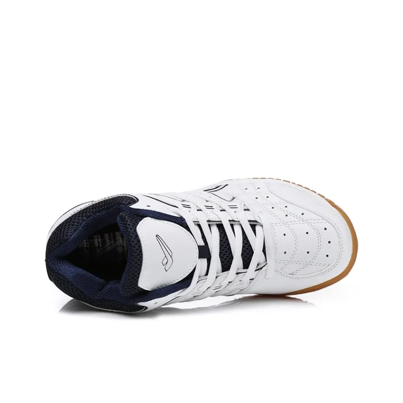 XPD Badminton Shoes Unisex Low Top White Blue/White Red-3