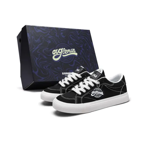 OUGLEMEN Skateboard Shoes Men Low-Top