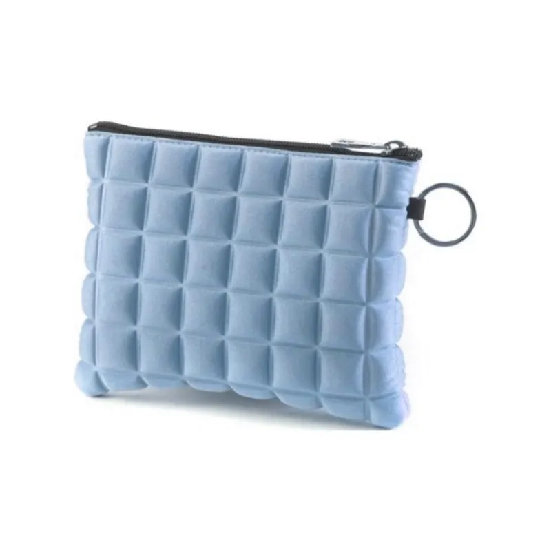 BPRIME 3D Cube Molded Fabric Wallet Women's Sky Blue-1