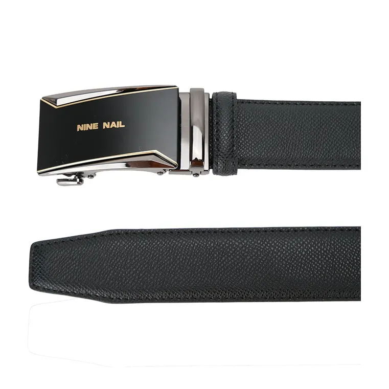 NINE NAIL Nine Section Stud Classic Youth Cow Leather Leather Belts Men's Width  3.5cm-3
