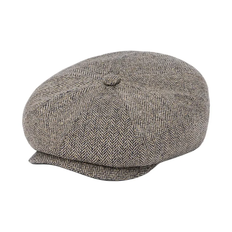 STETSON Silk Cotton Silk Polyester Berets Unisex Brown-0