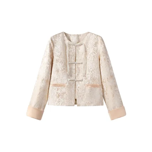 FAIRWHALE Jackets Women's Champagne Gold