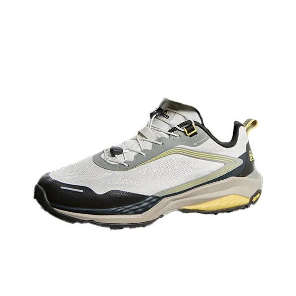 FILA SPD LYNX 2 Anti Slip Wear Resistant Low Top Trail Running Running Shoes Men's White Brown-0