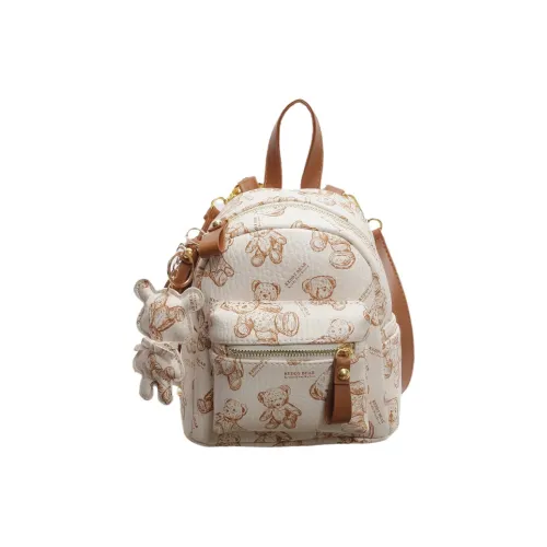 Versman Pu One Shoulder Crossbody Portable Backpack Women's White/Black/Pink/Brown