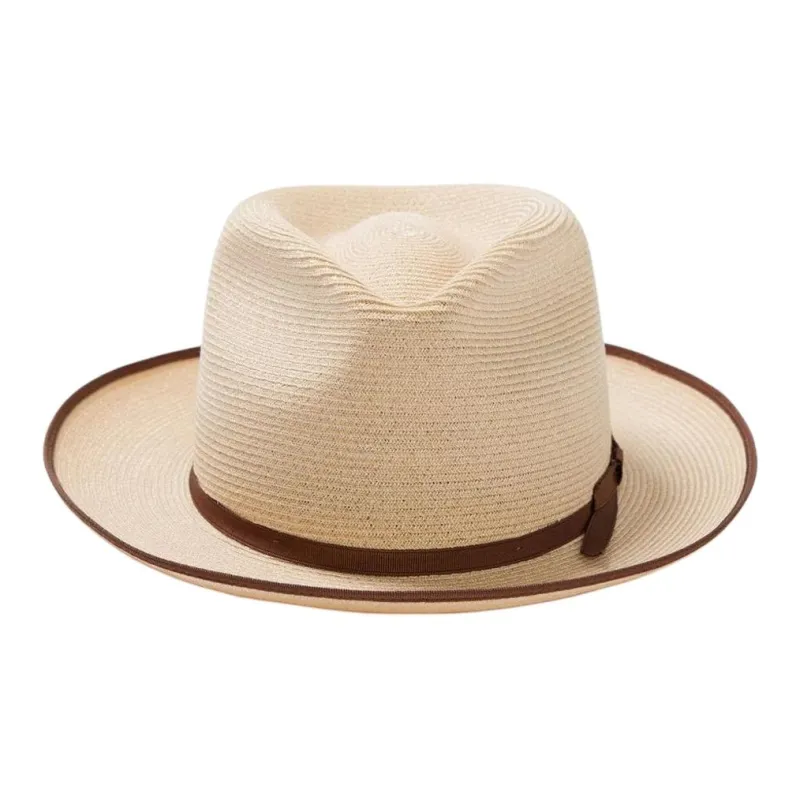STETSON Sheepskin Linen Satin Sun Protection Hats Unisex Beige-2