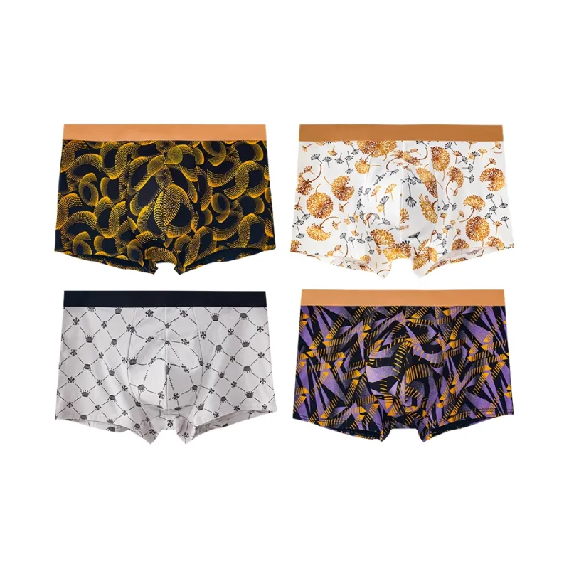 Disney 100% Cotton Boxer Briefs Men's 4 Pack-0