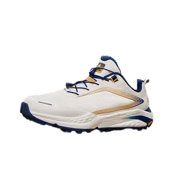 FILA SPD LYNX 2 Anti Slip Wear Resistant Low Top Trail Running Running Shoes Men's White