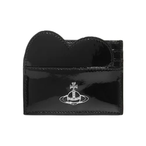 Vivienne Westwood Leather Card Holder Women's Black