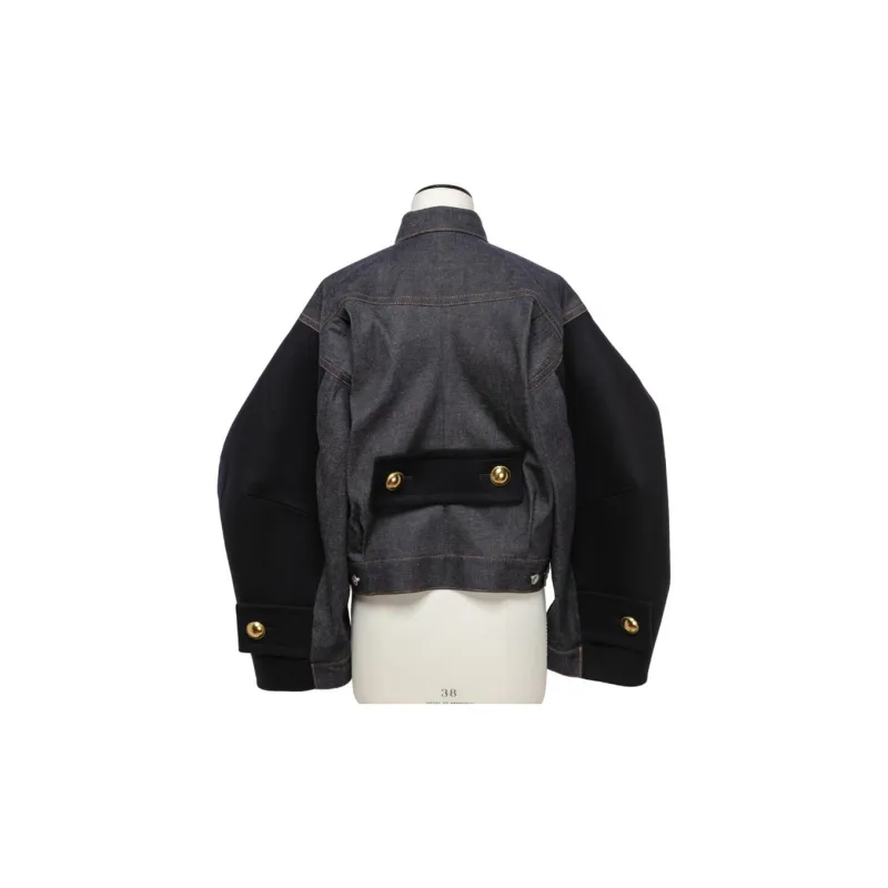 Sacai Panelled Denim Jacket-2