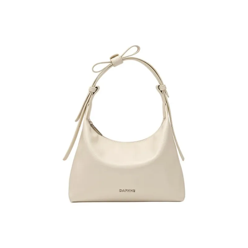 DAPHNE PU Shoulder Bag Women's Ecru/Silver-0
