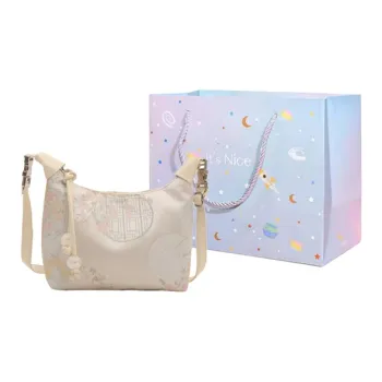 GOX Pu Shoulder Bag Crossbody Bag Regular Women's White/Blue/Pink