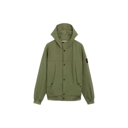 STONE ISLAND SS24 Jackets Men Moss Green