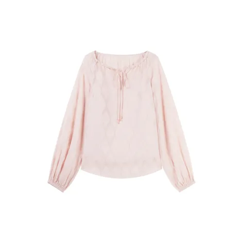 COCOON Chiffon Shirts Women's Pink